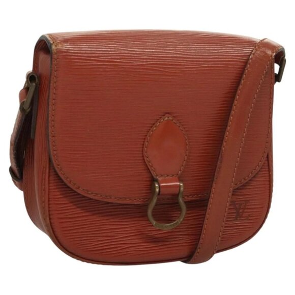 LOUIS VUITTON Epi Saint Cloud PM Shoulder Bag Brown M52213 LV Auth 128429 - Picture 1 of 16